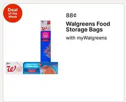Walgreens Walgreens Food Storage Bags offer