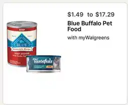 Walgreens Blue Buffalo Pet Food offer