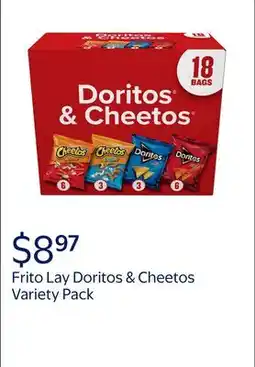 Walmart Frito Lay Doritos & Cheetos Snack Chips Mix Variety Pack offer
