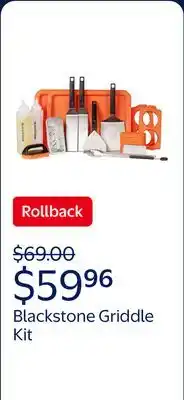 Walmart Blackstone Ultimate Griddle Kit offer