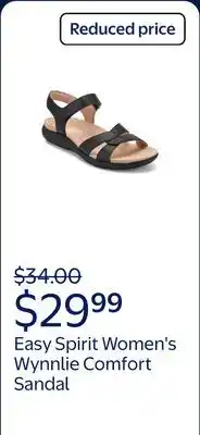 Walmart Easy Spirit Women's Wynnlie Comfort Sandal offer