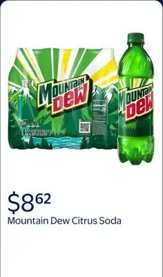 Walmart Mountain Dew Citrus Soda Pop offer