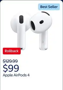 Walmart Apple AirPods 4 offer