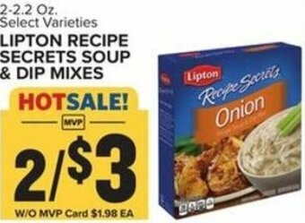 Food Lion Lipton Recipe Secrets Soup & Dip Mixes offer