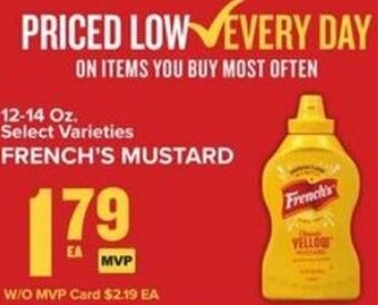 Food Lion French's Mustard offer