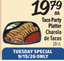 El Super Fresh Taco Party Platter offer