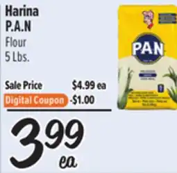 El Super Fresh Harina P.A.N offer