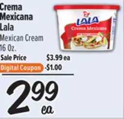 El Super Fresh Crema Mexicana Lala offer