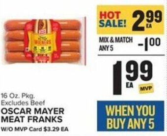 Food Lion Oscar Mayer Meat Franks offer