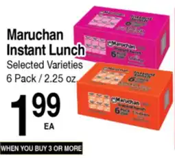 Superior Grocers Maruchan Instant Lunch offer