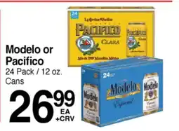 Superior Grocers Modelo or Pacifico offer