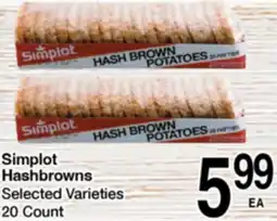 Superior Grocers Simplot Hashbrowns offer