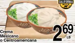 Superior Grocers Crema Mexicano o Centroamericana offer