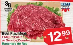 Superior Grocers Beef Flap Meat offer