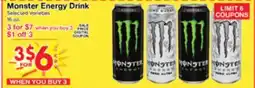Superior Grocers Monster Energy Drink offer