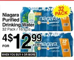 Superior Grocers Niagara Purified Drinking Water offer