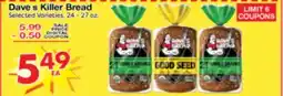 Superior Grocers Dave's Killer Bread offer