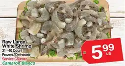 Superior Grocers Raw Large White Shrimp offer