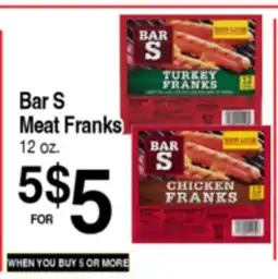Superior Grocers Bar S Meat Franks offer