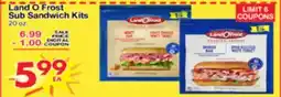 Superior Grocers Land O Frost Sub Sandwich Kits offer