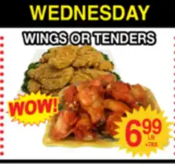 Superior Grocers WINGS OR TENDERS offer