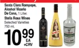 Superior Grocers Santa Clara Rompope, Alcohol Vicario De Cana, Stella Rosa Wines offer