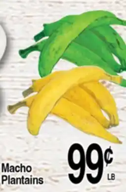 Superior Grocers Macho Plantains offer
