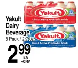 Superior Grocers Yakult Dairy Beverage offer