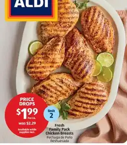 Aldi Fresh Family Pack Chicken Breasts offer