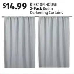 Aldi KIRKTON HOUSE 2-Pack Room Darkening Curtains offer