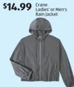 Aldi Crane Ladies' or Men's Rain Jacket offer