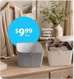 Aldi KIRKTON HOUSE Design Storage Box offer