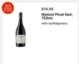 Walgreens Meiomi Pinot Noir offer