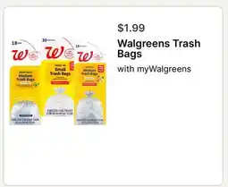 Walgreens Walgreens Trash Bags offer