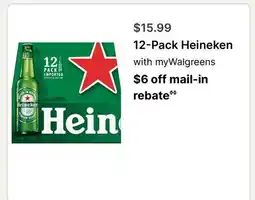 Walgreens 12-Pack Heineken offer