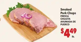 Vallarta Supermarkets Smoked Pork Chops / FRESCA CHULETA AHUMADA DE PUERCO offer