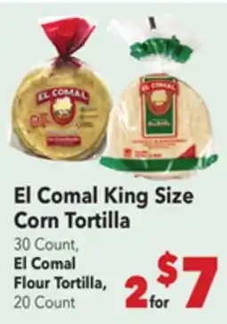 Vallarta Supermarkets El Comal King Size Corn Tortilla offer