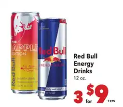 Vallarta Supermarkets Red Bull Energy Drinks offer