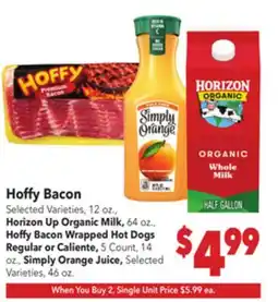 Vallarta Supermarkets Hoffy Bacon offer