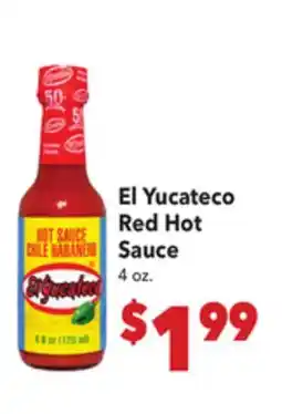 Vallarta Supermarkets El Yucateco Red Hot Sauce offer