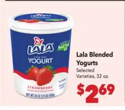 Vallarta Supermarkets Lala Blended Yogurts offer
