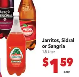Vallarta Supermarkets Jarritos, Sidral or Sangria offer