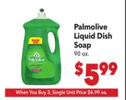 Vallarta Supermarkets Palmolive Liquid Dish Soap offer