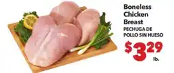 Vallarta Supermarkets Boneless Chicken Breast / PECHUGA DE POLLO SIN HUESO offer