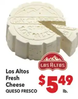 Vallarta Supermarkets Los Altos Fresh Cheese / QUESO FRESCO offer