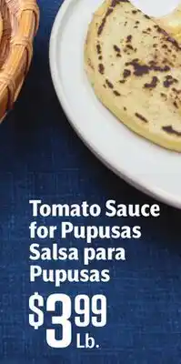 Vallarta Supermarkets Tomato Sauce for Pupusas / Salsa para Pupusas offer