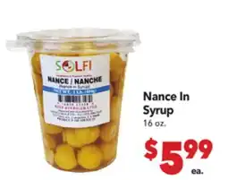 Vallarta Supermarkets Nance In Syrup offer