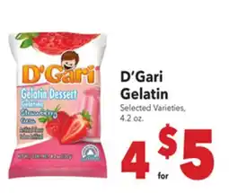 Vallarta Supermarkets D'Gari Gelatin offer