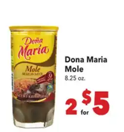 Vallarta Supermarkets Dona Maria Mole offer