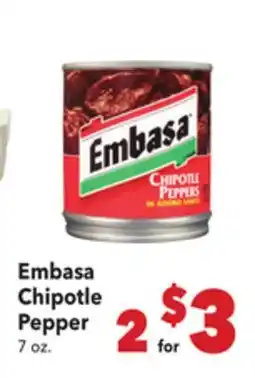 Vallarta Supermarkets Embasa Chipotle Pepper offer